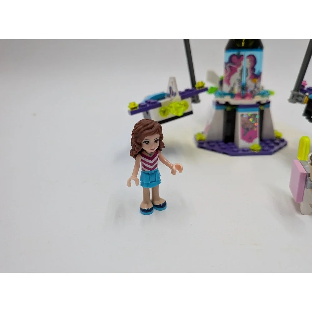 LEGO Friends Amusement Park Space Ride 41128 Retired 2016 Set with Olivia Figure